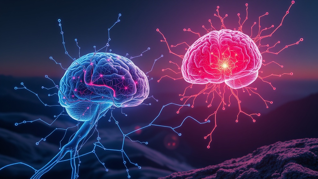 Selank and Semax Research Concept Art